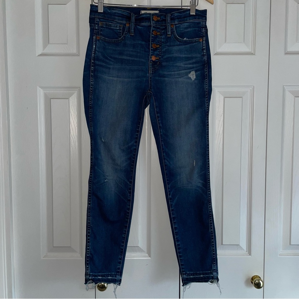 Madewell 10” high rise skinny jean size 28/L26